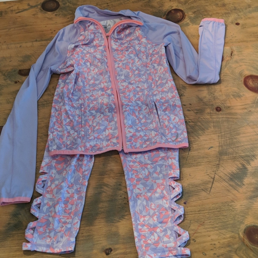 Little girls activewear 2pc set